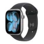 Watch Apple Watch Series 11 (2025) LTE 46mm Space Grey Aluminium Case with Black Sport Band M/L - Black