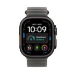 Watch Apple Watch Ultra 4 (2026) 5G 49mm  Black Titanium Case with Translucent Black Ocean Band - Black